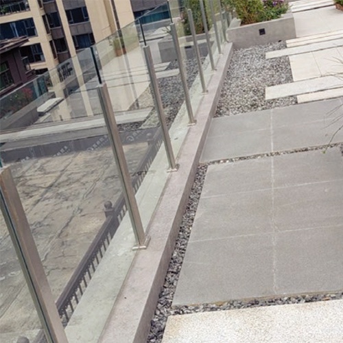 Glass Balustrade with Stainless Steel Post