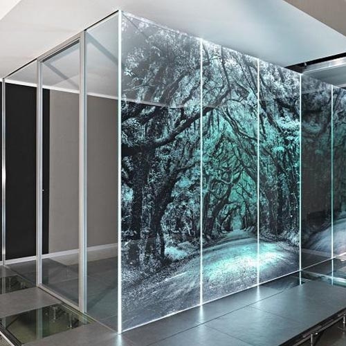 Laminated Glass with Picture Interlayer