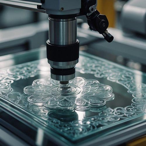 CNC Carving Glass