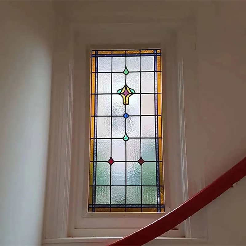 bespoke stained glass for window wall