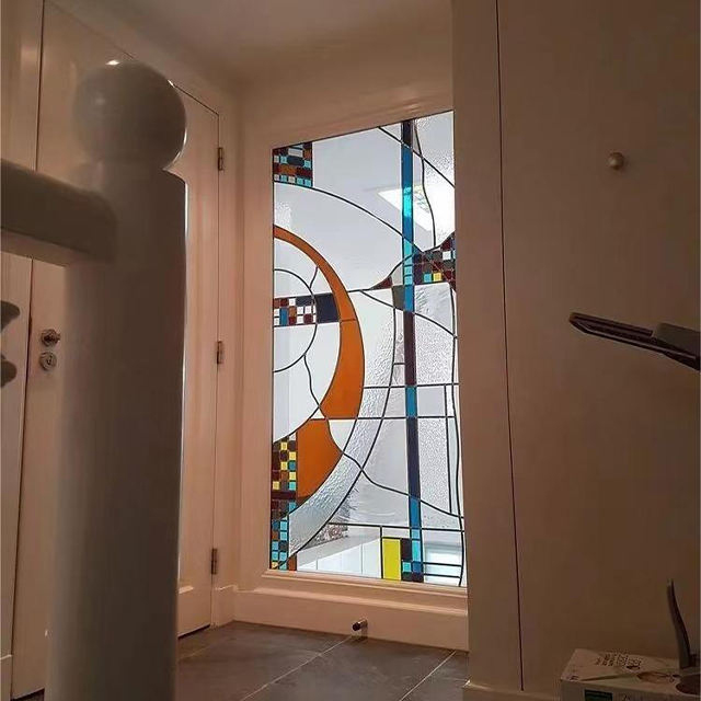 Bespoke Stained Glass for Decorative Glass Door Wall Partition and Window