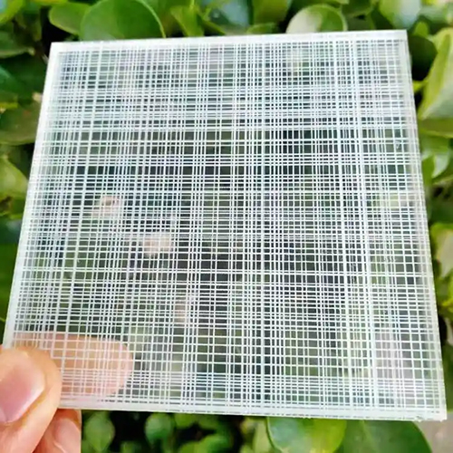 fiber wire mesh laminated glass