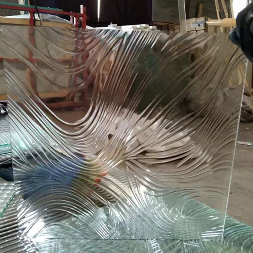 baroque textured glass