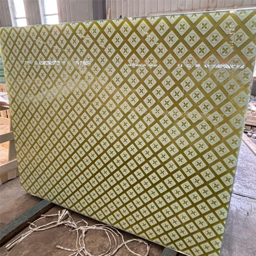 Silk Screen Printed Glass Panel