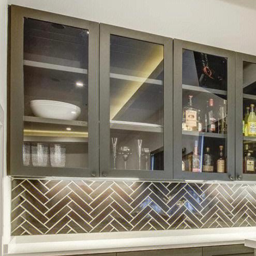 glass cabinetry insert