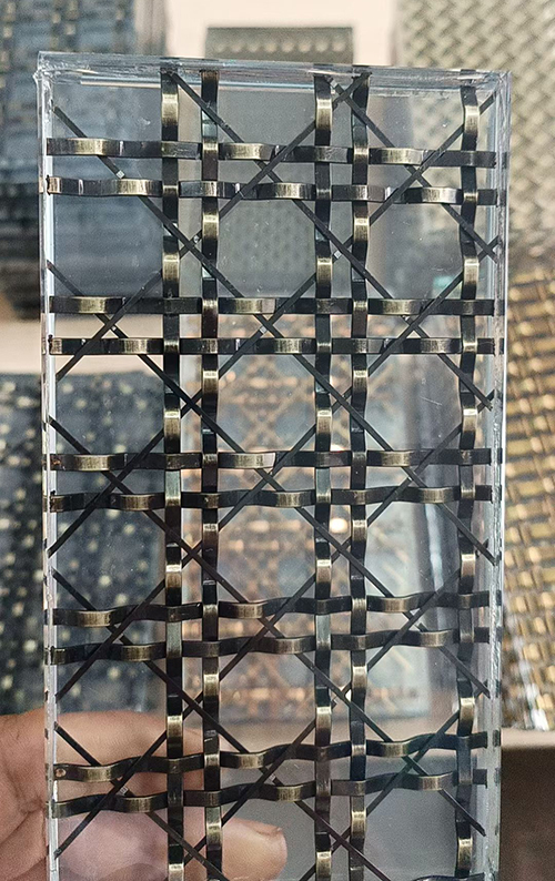 Woven Wire Mesh Laminated Glass