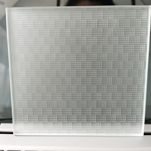 architectural acid etched glass pattern and texture