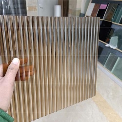 Bronze Moru Patterned Glass