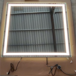 Electric LED lighted mirror