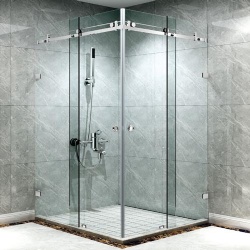A Series Glass Shower Barn Door