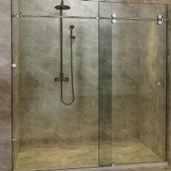D Series Glass Shower Barn Door